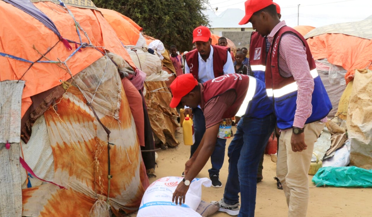 Qatar Charity distributed 1500 food packages to IDPs in Somalia